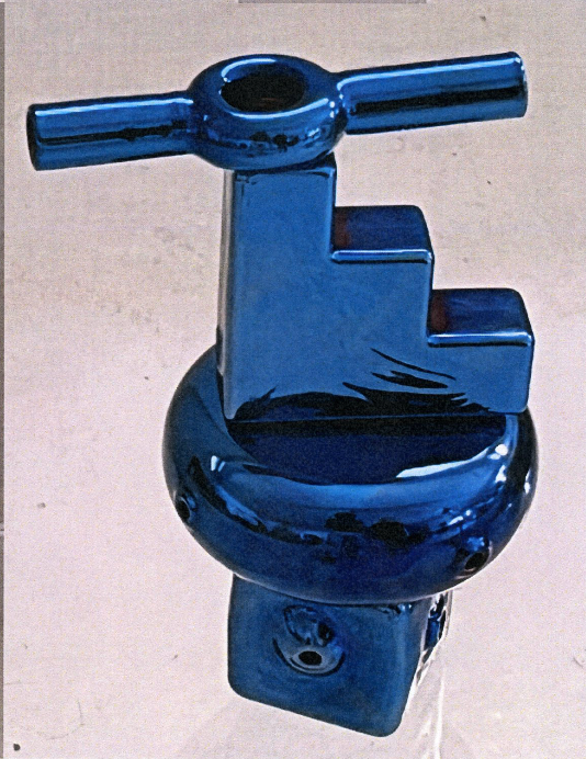 Limited Edition [P-003] Charlotte Pipe [Blue Chrome]